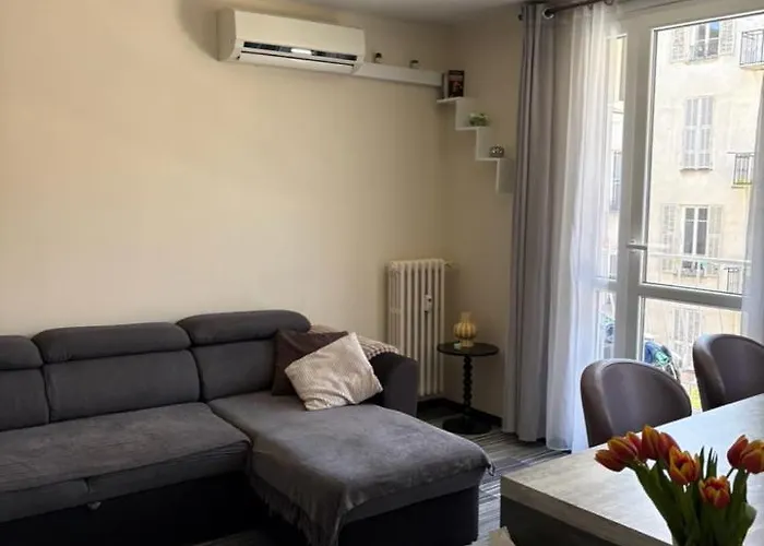 شقة Elegant Terrace Port Of نيس